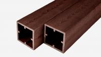 Столб заборный Groentec 3000x120x120 мм, Шоколад